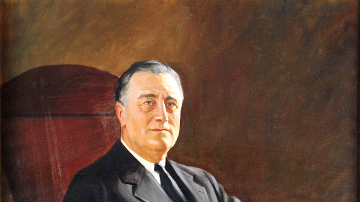 Franklin D. Roosevelt. President mellan 1933-1945.